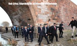 Vali Çiftçi, Köprüköy’de incelemelerde bulundu