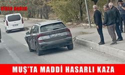 Muş’ta maddi hasarlı kaza