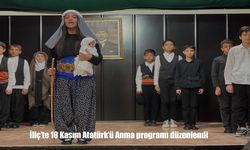 İliç’te 10 Kasım Atatürk’ü Anma programı düzenlendi