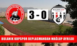 Bulanık Kopspor, deplasmanda Şırnak Petrolspor’a 3-0 yenildi