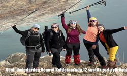 Vanlı Dağcılardan Nemrut Kalderası’nda 12 Saatlik Zorlu Yürüyüş