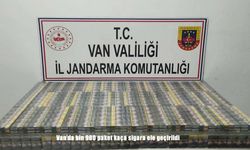 Van’da bin 980 paket kaçak sigara ele geçirildi