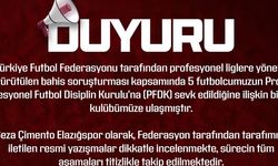 Elazığspor: "Gelişmeler kulübümüz tarafından izlenmekte"