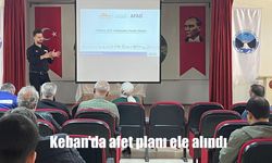Keban’da afet planı ele alındı
