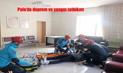 Palu'da deprem ve yangın tatbikatı