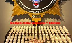 Malatya’da torbacı operasyonu: 11 tutuklama