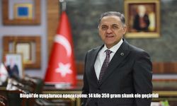 Bingöl’de Büyük Uyuşturucu Operasyonu