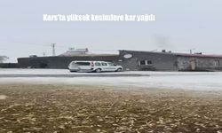 Kars’ta yüksek kesimlere kar yağdı