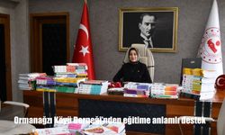 Ormanağzı Köyü Derneği’nden eğitime anlamlı destek