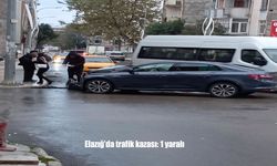 Elazığ’da trafik kazası: 1 yaralı