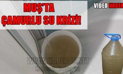 Muş’ta musluklardan akan çamurlu su hayatı felç etti