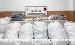 Başkale’de 4 milyon 163 bin TL değerinde kaçak malzeme ele geçirildi