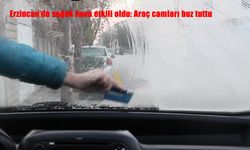 Erzincan’da Dondurucu Soğuk Etkisini Gösterdi: Araç Camları Buzla Kaplandı