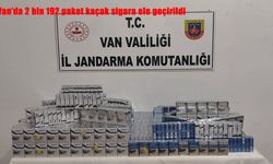 Van’da 2 bin 192 paket kaçak sigara ele geçirildi