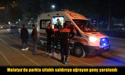 Malatya’da Parkta Silahlı Saldırı: 1 Yaralı