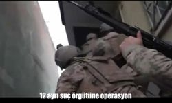 9 ilde 12 ayrı suç örgütüne operasyon: 106 şüpheli yakalandı