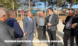 Kaymakam Levent Küçük, vatandaşlarla bir araya geldi