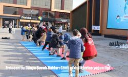Erzincan’da Dünya Çocuk Hakları Günü etkinliklerine yoğun ilgi