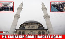 Muş’ta birlik ve dayanışma örneği: Hz. Ebubekir Camii ibadete açıldı