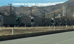 Esendere'de tır kuyruğu 2 kilometreyi buldu