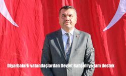 Diyarbakırlı vatandaşlardan Devlet Bahçeli’ye tam destek