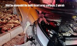 Siirt’te otomobil ile hafif ticari araç çarpıştı: 2 yaralı