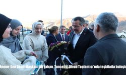 Memur-Sen Genel Başkanı Ali Yalçın, Tunceli İl Divan Toplantısı'nda teşkilatla buluştu