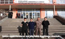 Emniyet Müdürü Karaburun’dan okul önlerinde sıkı denetim