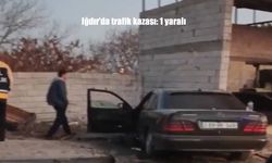 Iğdır’da Korku Dolu Anlar: Otomobil Karşı Şeride Savruldu