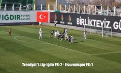 Trendyol 1. Lig: Iğdır FK: 2 - Erzurumspor FK: 1