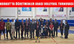 Korkut'ta öğretmenler voleybol turnuvasında buluştu