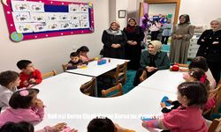 Vali eşi Berna Çiçek Kur'an Kursu'nu ziyaret etti