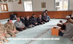 Şehit Tataroğlu şehadet yıl dönümünde dualarla yâd edildi