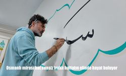 Osmanlı mirası hat sanatı Iraklı hattatın elinde hayat buluyor