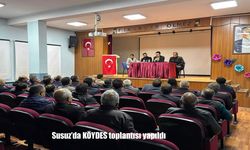 Susuz’da KÖYDES toplantısı yapıldı