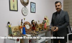 Tunceli Halk Eğitim’den 62 kursla, bin 162 kursiyere eğitim desteği