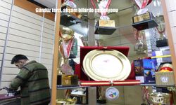 Gündüz terzi, akşam bilardo şampiyonu