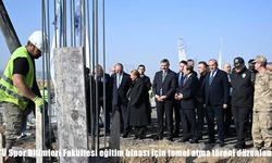 ETÜ Spor Bilimleri Fakültesi eğitim binası için temel atıldı