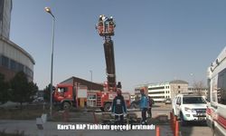 Kars’ta HAP tatbikatı gerçeği aratmadı