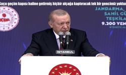 Cumhurbaşkanı Erdoğan: "Suçu geçim kapısı haline getirmiş hiçbir alçağa kaptıracak tek bir gencimiz yoktur"
