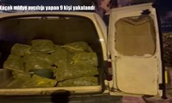 Kaçak midye avcılığı yapan 9 kişi yakalandı