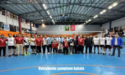 Erzurum’da Öğretmenler Günü voleybol turnuvası şampiyonu Aşkale