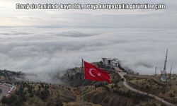 Elazığ’da şehri kaplayan yoğun sis kartpostallık görüntüler oluşturdu