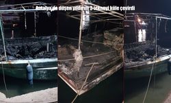 Antalya’da yıldırım düştü: 3 tekne küle döndü