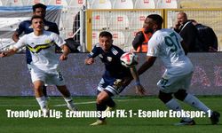 Trendyol 1. Lig: Erzurumspor FK: 1 - Esenler Erokspor: 1
