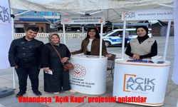 Erzurum’da “Açık Kapı” Projesi Vatandaşa Anlatıldı