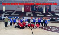 Erzurum Valiliği Kadın Voleybol Takımı Bölge Şampiyonu Oldu