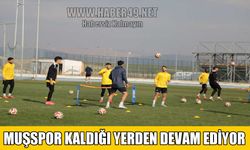 Muşspor’da üç günlük izin bitti, hazırlıklar yeniden başladı