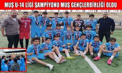 Muş Gençlerbirliği, Muş U-14 Ligi Şampiyonu oldu