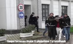 Kocaeli’deki parfüm fabrikası yangınında gözaltına alınan 11 şüpheliden 7’si tutuklandı